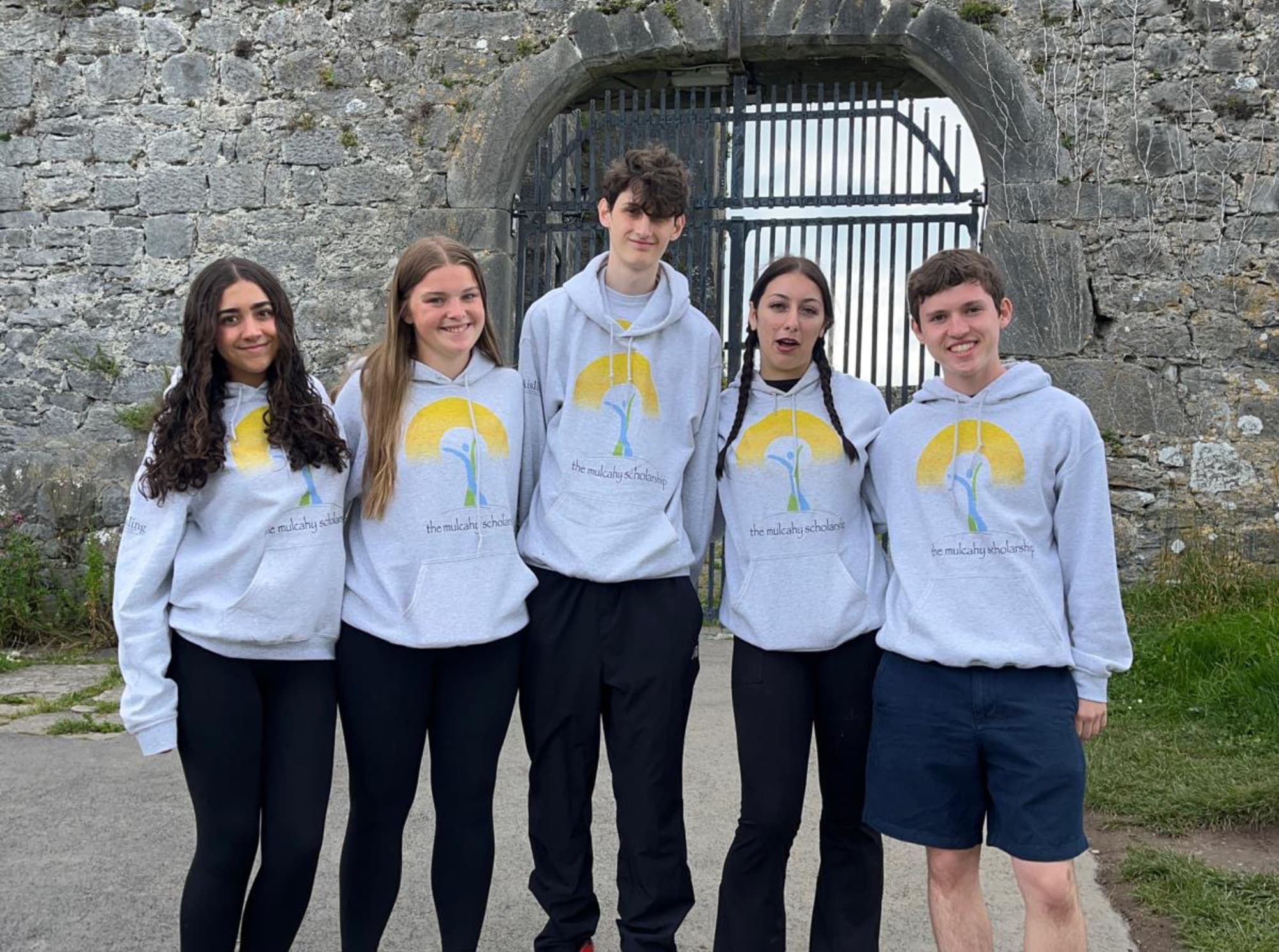 Luke Connolly, Cora Harrigan, Brooklyn O'Brien, Celia Ramos, and Carlo Scotto